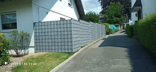 1,83 Hoher Doppelstabgitterzaun